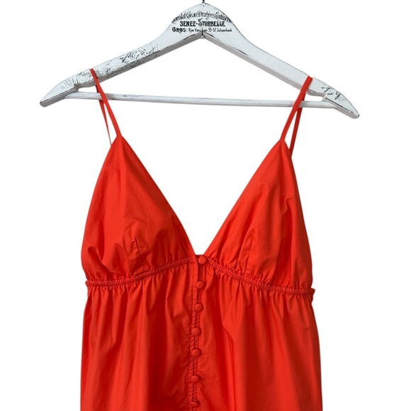 Buddy Love Kenna Tiered Maxi Dress In Tangerine Size S - Picture 3 of 8